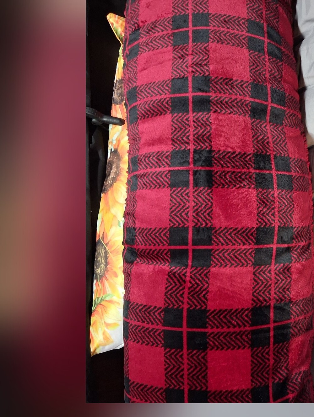 Member's Mark Body Pillow 52 In X 20 In Buffalo Plaid